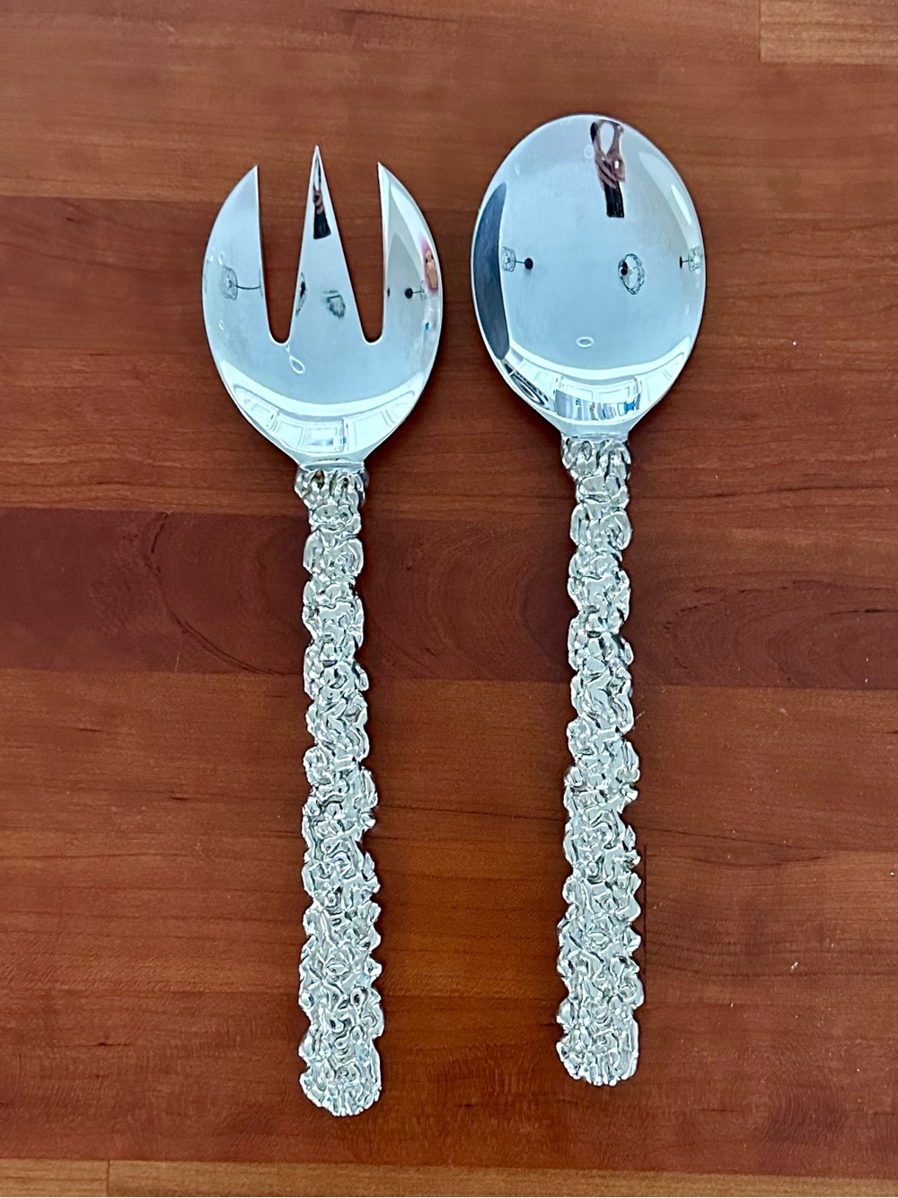 Michael Aram Salad Service Set Large Serving Spoon and Serving Fork - Picture 12 of 12